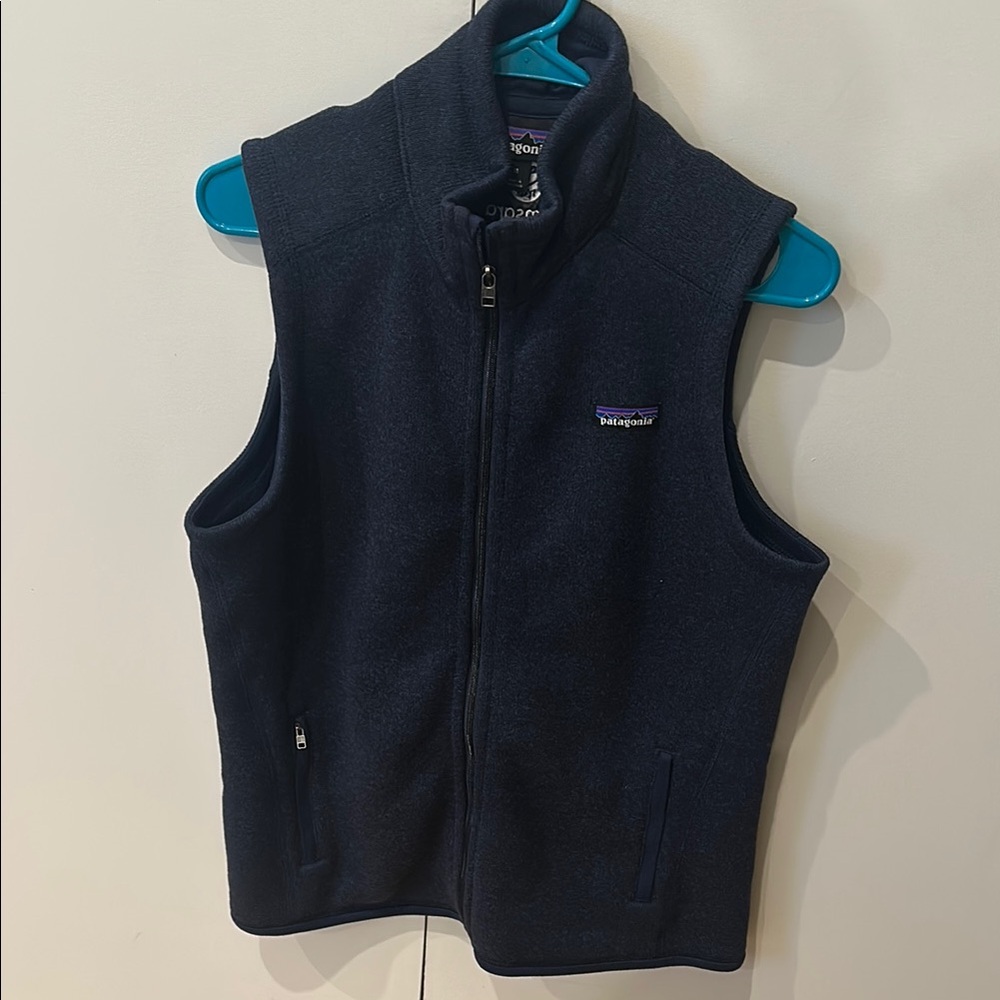 Patagonia Dark Blue Fleece Vest